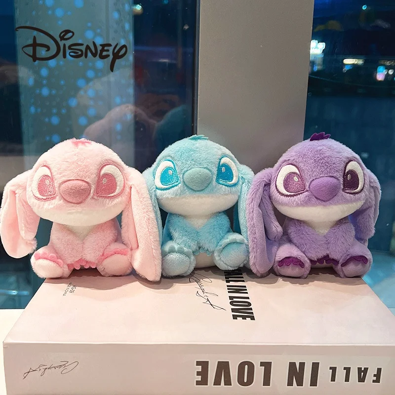 

Dinsey Stitch Keychain Action Anime Figure Stitch Plush Doll Keychain Cute Cartoon Doll Toys Car Backpack Key Ring Pendant Gifts