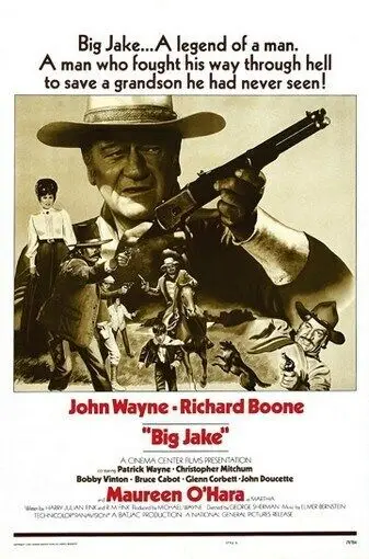 

Плакат из фильма BIG JAKE редкий винтажный 27x41 дюймов
