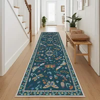 Corridor Carpet Walkway Long Carpets Living Room Bedroom Floor Mat Machine Washable Rug Spring Green Insect Home Decoration Rugs 1