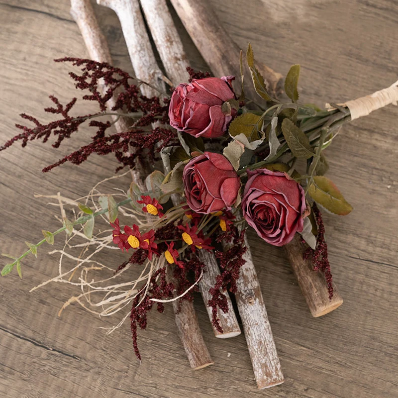 6 Mazzi Di Fiori Artificiali Margherite Per Esterno/Interno - Finti Bouquet Di Sete Con Steli Regolabili, Resistente UV, Piante Finte Primaverili Per Giardino, Casa, Matrimoni