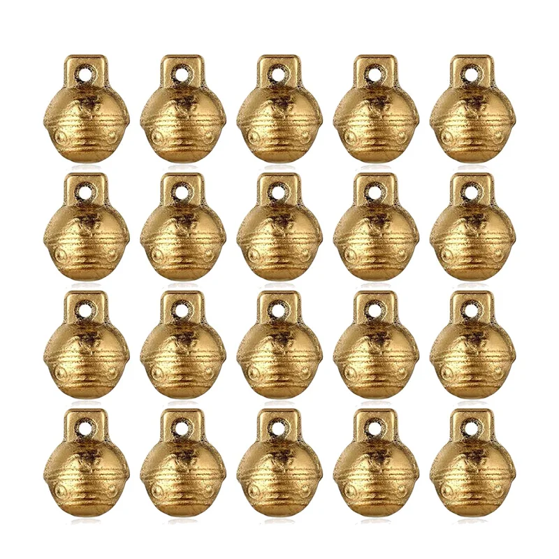 

Винтажные Латунные Колокольчики, мини колокольчики для рукоделия, маленькие тибетские колокольчики для рукоделия, бижутерия «сделай сам», подвески, ожерелья, 60 шт.