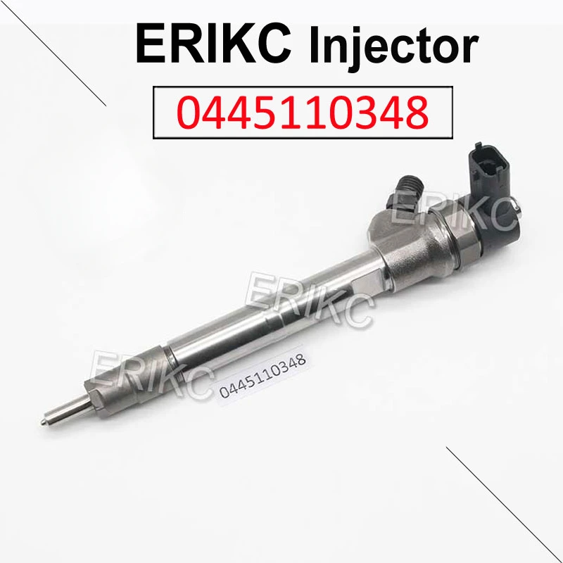 

ERIKC 0445110348 дизельный двигатель топливный инжектор в сборе 0 445 110 348 CR DLLA150P1810 Форсунка 0445 110 348 для BoschF 00VC01363