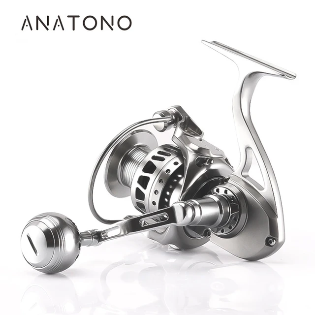 CNC Full Metal Spinning Fishing Reel Powerful Saltwater Reel 30kg or 66lbs  Long Cast Big Game Boat Fishing 12 Stainless Steel Ba - AliExpress