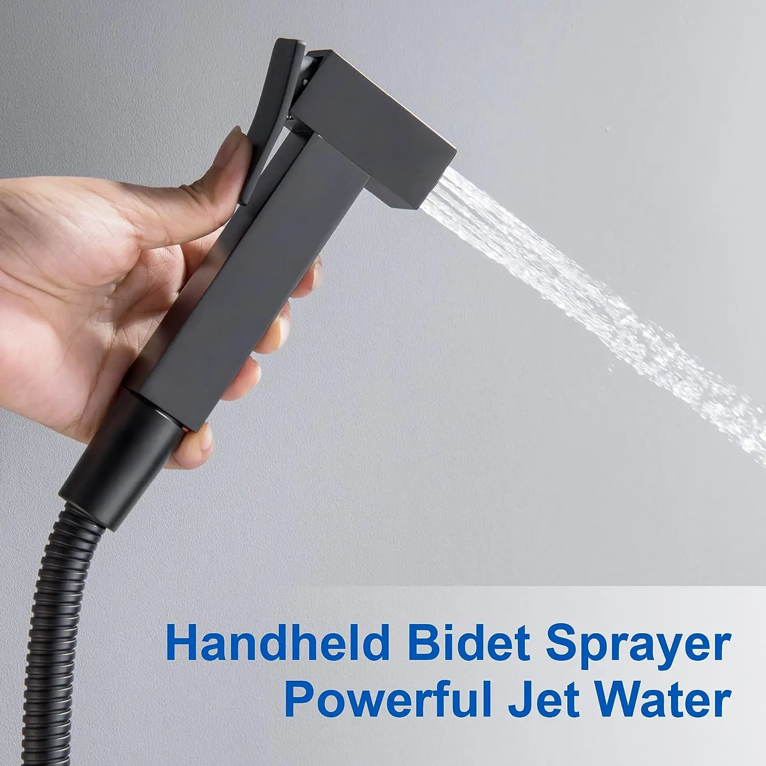 Description Picture 6 of itemKEMAIDI Warm Water Bidet Sprayer for Toilet Hot and Cold Water Tap Mixer Stainless Steel Handheld Bidet Attachment Set
