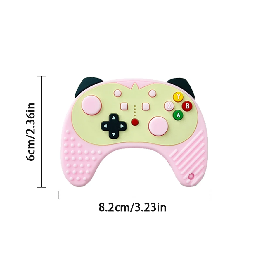 1Pcs Silicone Baby Teething Toys, Soothe Teething Pain, BPA Free Cute and Colorful Newborn Chew Toys, Teething Essentials 6
