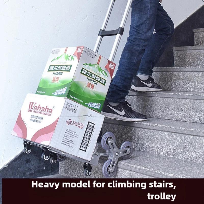Climbing stairs hand pulled carts transporting goods small trailers folding handcarts small carts travel pull carts