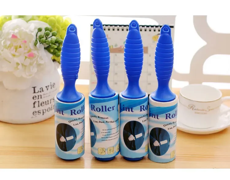 Lint Roller 1 Roll 50 Sheets With Handle Brush Dust Remover Sticky Clothes Pet Dog Hair Fabric Fluff Cleaner Accessories