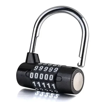 Multifunctional Combination 5-Digit Security Padlock Gym Locker Drawer Luggage Cabinet Toolbox Door Lock Door Padlock