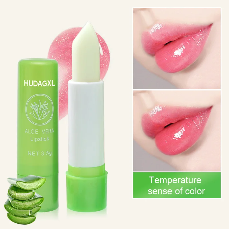 

Lip Balm Moisturizing Waterproof And Anti-Drying Aloe Vera Lip Balm Lip Balm Aloe Vera Lipstick Color Changing Lip Care