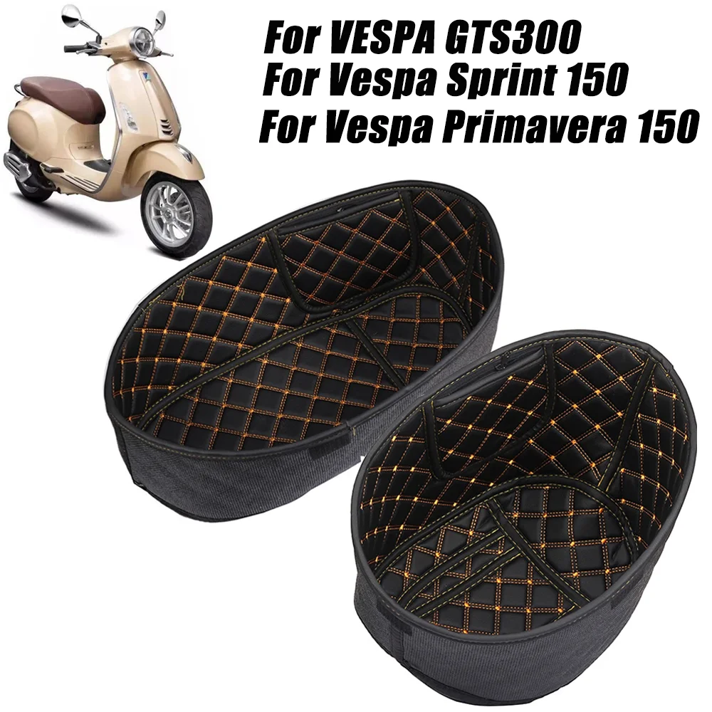 

For VESPA Sprint 150 Primavera 150 GTS300 Motorcycle Rear Trunk Cargo Liner Protector