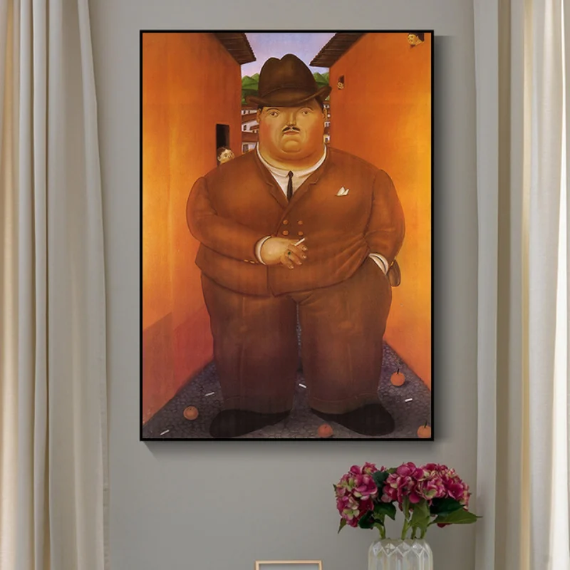 Fernando-보테로 컬렉션 캔버스 회화, 현대 프린트 및 포스터, 월 아트, 그림, 현대 거실, 홈 데코