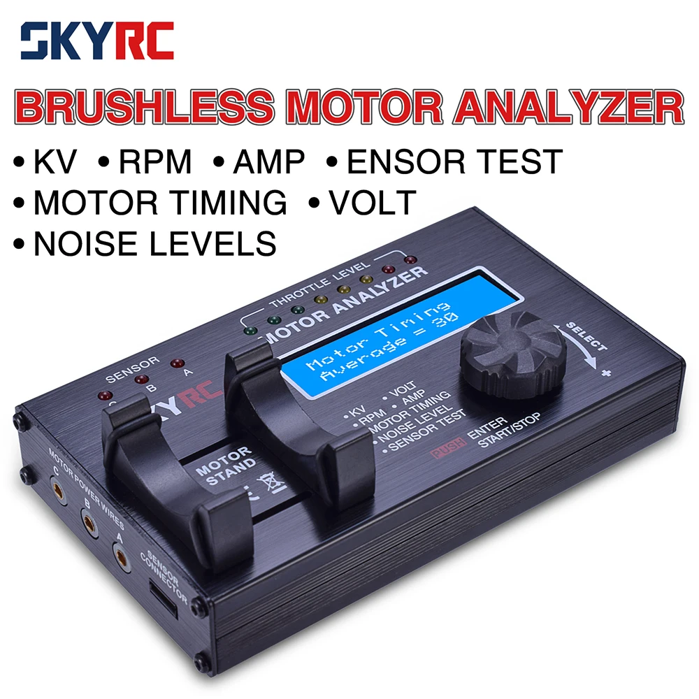 SKYRC Motor Analyzer BL Electric Brushless Motor Analyzer LCD Motor
