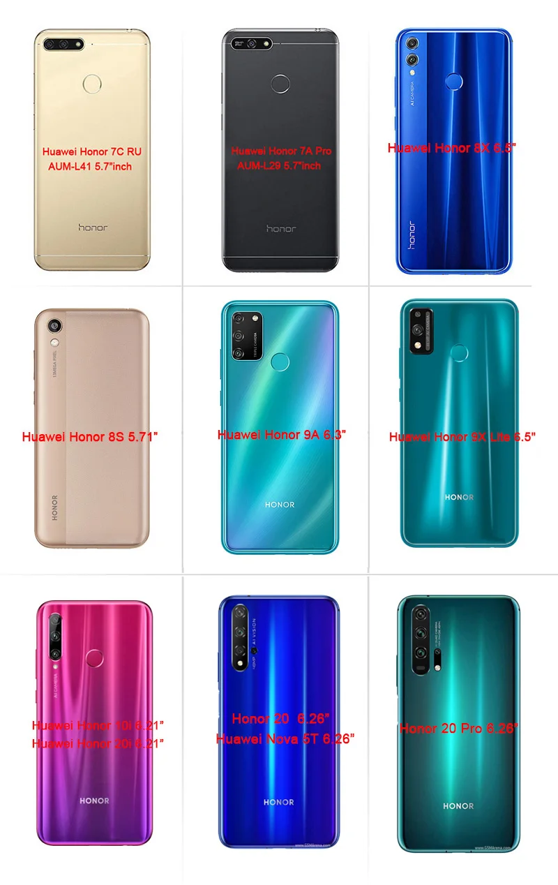 Case For Huawei P20 P30 P40 P50 Honor 50 SE 20 7A 7C 9X 9A 8X 8S Lite E 10i 20i Nova 9 8i 5T Pro Play Armor Phone Coque waterproof cell phone pouch