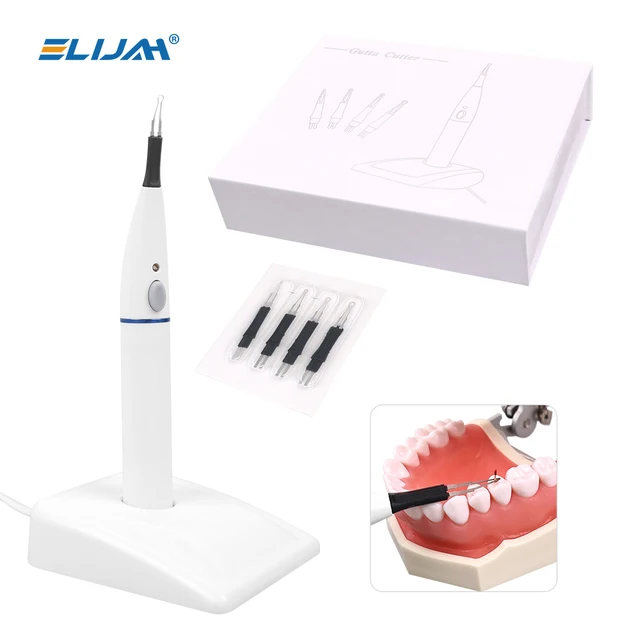 4 Tips Dental Gutta Percha Cutter Endo Gutta Teeth Whitening Dental Endodontics Cutta Percha Cutting Heating System Dentist Tool