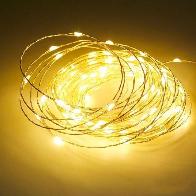 thumbnail image 1 of 3m/5m USB/Battery Power Led Fairy Lights 10m/20m Garland String Light for Wedding Party Garden Christmas Tree Decoration, 1 of 5