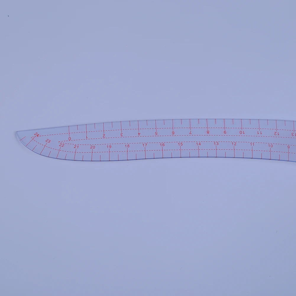부드러운 플라스틱 자, 쉐브론 모양의 재봉 자, 내마모성 다기능 재단 자, 드레스 제작용 재단사 지원 도구