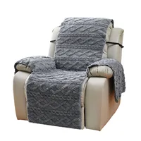 Sofa Cover Chair Cover Thick Double-sided 1 Seater Furniture Protector Covers Jacquard Plus Velvet Massage Chair 1