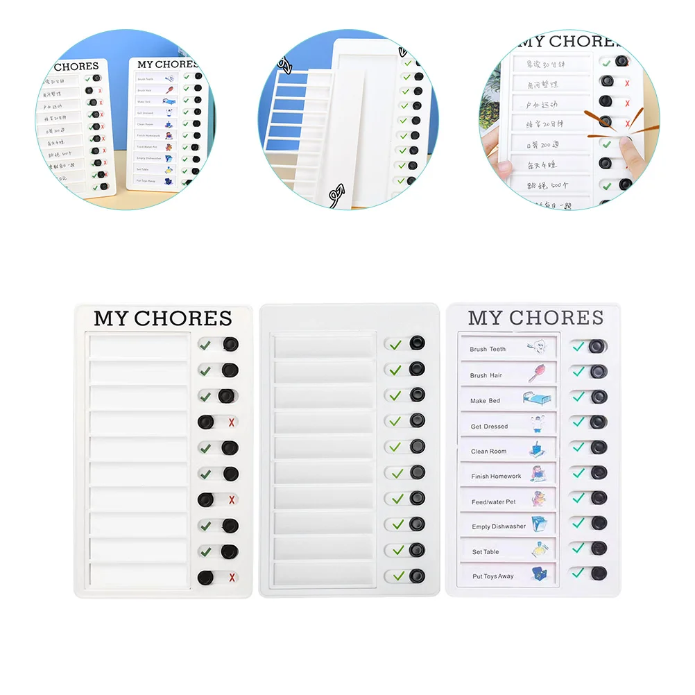 

Self-discipline Check-in Children Students Memo Board Kids Prizes Rewards Multifunctional Chores Chart