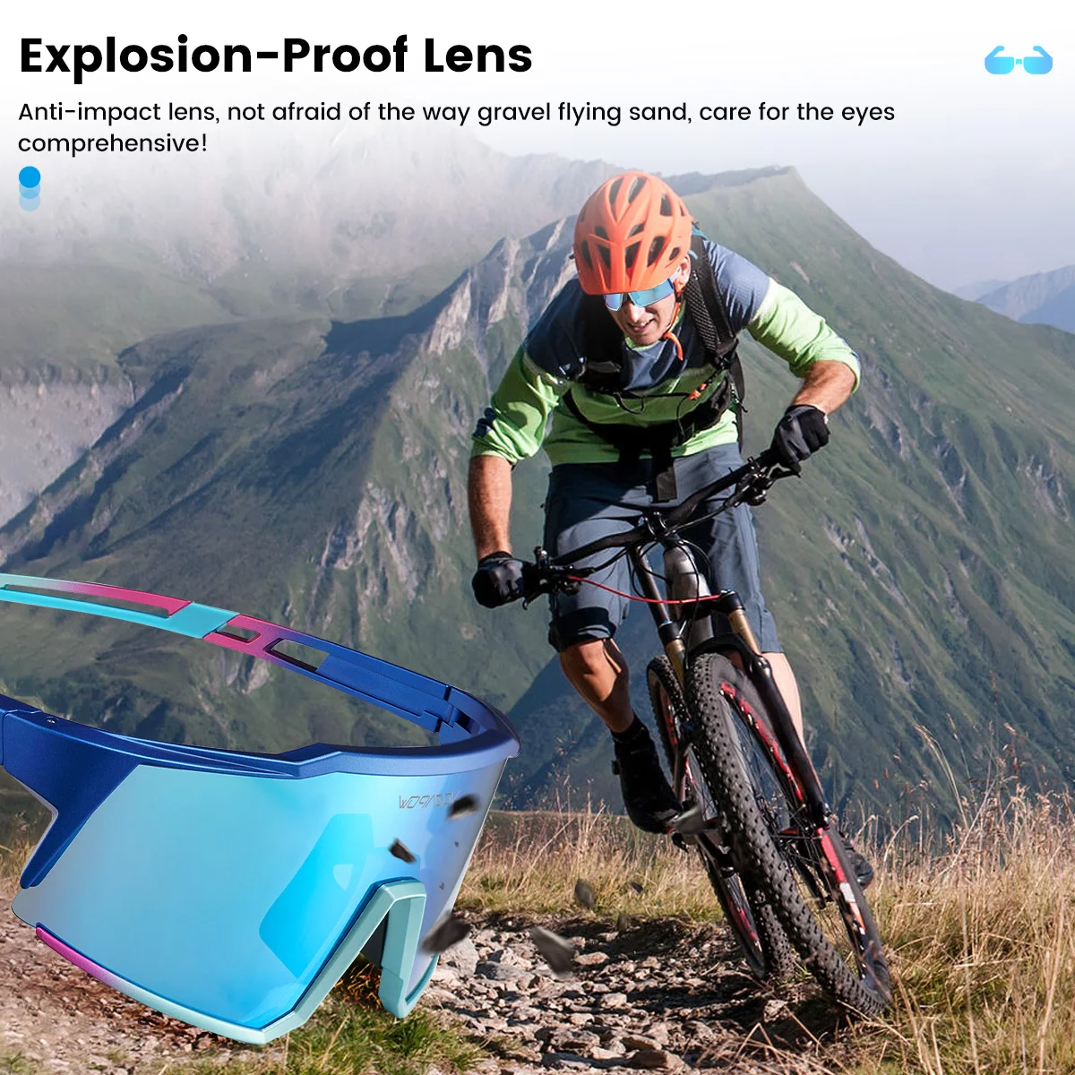 Gafas de Sol para Deportes al Aire Libre, Accesorio para Ciclismo de  Montaña, Complemento para Hombre, Anteojos con Protección UV400, 1 Lente -  AliExpress