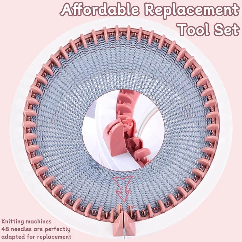 10 PCS Hanging Needles Replacement Accessories Compatible With 48 Needles Knitting Machines