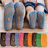 Kids Adults Anti-Slip Floor Socks Parent-Child Trampoline Cotton Breathable Socks Elasticity Sports Boys Girls Outside Children 1