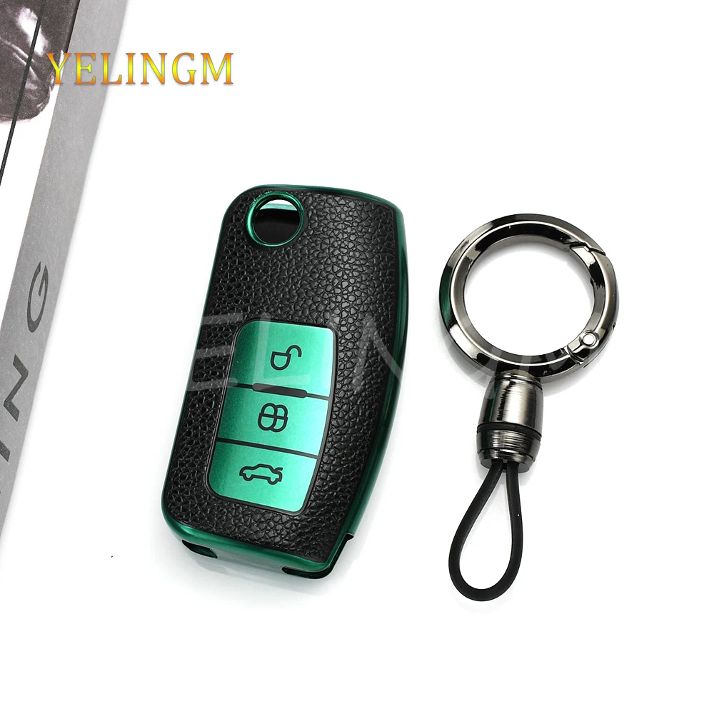 Premium Car Key Shell Fob Case Cover - Keyless Protector, Black