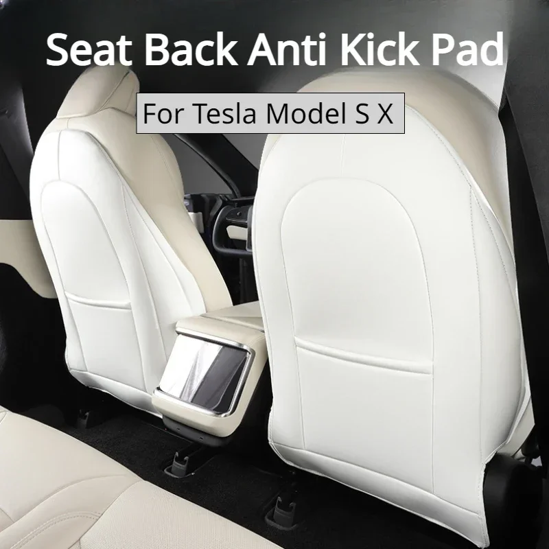

Seat Back Anti Kick Pad for Tesla Model S X Seat Backrest Protective Mat Wear-resistant Child Anti Dirty Car Accessories 2023