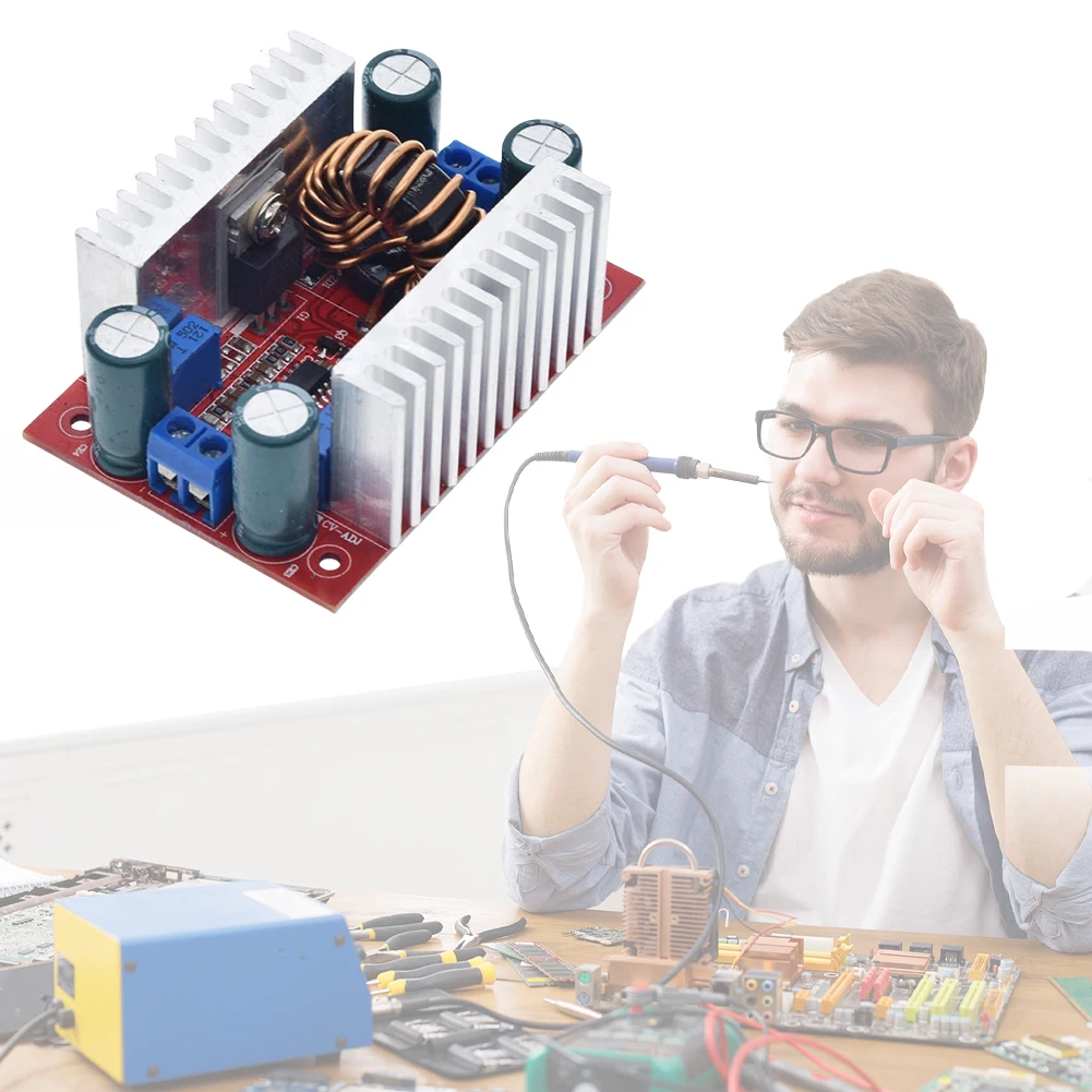 전기 제품용 정전류 전원 공급 장치, LED 드라이버, 400W DC-DC 정전류 부스트 컨버터, 15A 8.5-50V  10-60V
