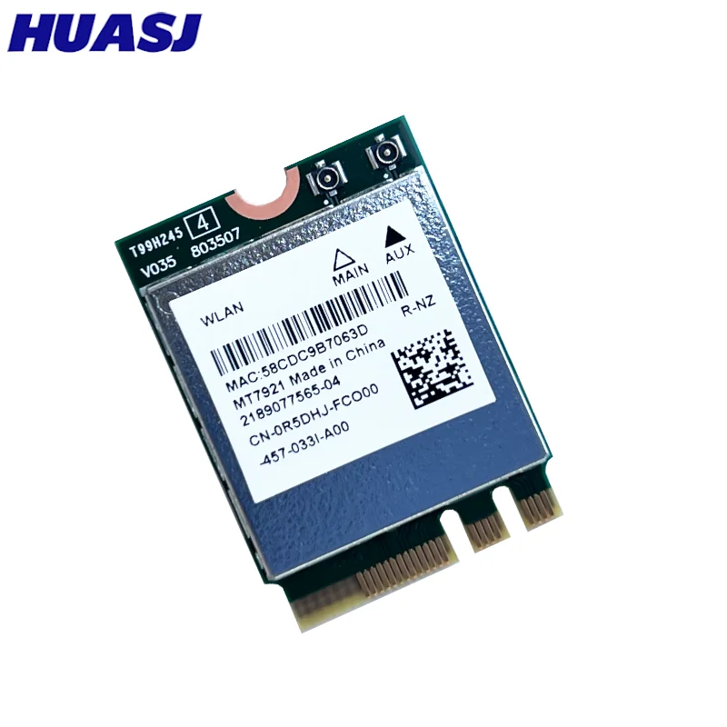 WIFI 6 MT7921 1800Mbps M.2 NGFF 블루투스 5.2 무선 와이파이 카드 듀얼 밴드 2.4G/5GHz MU-MIMO 802.11ax 어댑터 윈도우 10 11