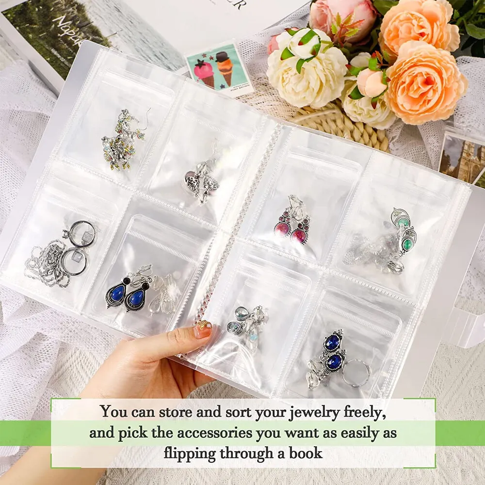 A6 Clear Storage Album Stamp Cutting Dies Storage Book Organizer Folder for DIY Scrapbook Sticker Photo Postcard Booklet