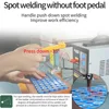 3.6KW SUNKKO 738AL Spot Welding Machine New Upgraded Telescopic Arm Handheld WIth Spot Welding Pens Precision Pulse Spot Welders 3