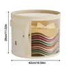 Clear Window Hat Storage Bucket Universal with Handle Clothes Storage Bin Round Brim Closet Organization Cap Storage Organizer 6
