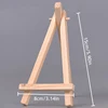 1pcs Natural Wood Mini Easel Frame Tripod Display Holder Meeting Wedding Table Name Card Stand Children Painting Display Craft 6