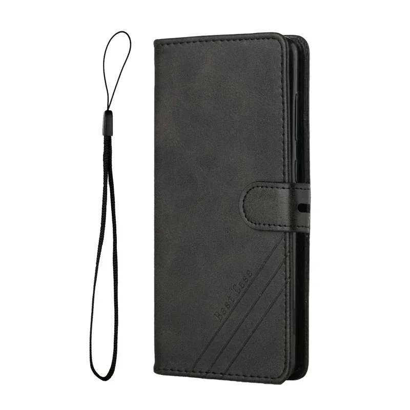 Luxury Leather Flip Wallet Cover