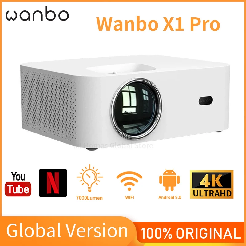 Global Version Wanbo T2 MAX LCD Projector LED Support Vertical Keystone  Correction Portable Mini Home Theater Projector - AliExpress