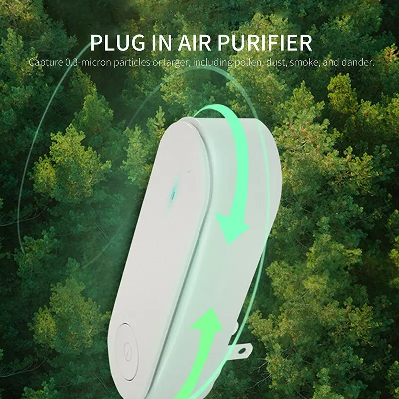Negative Ion Mini Air Purifier Pet Deodorizer Formaldehyde Removal Oil Smoke Toilet Deodorizer Secondhand Smoke Removal air purifier