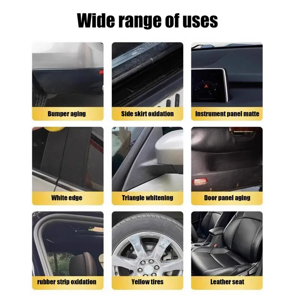 Anti fog Car Treatment Agent Long lasting High Gloss Car Plastic Coating with Anti fog 30ml Coating for Lens Restorer