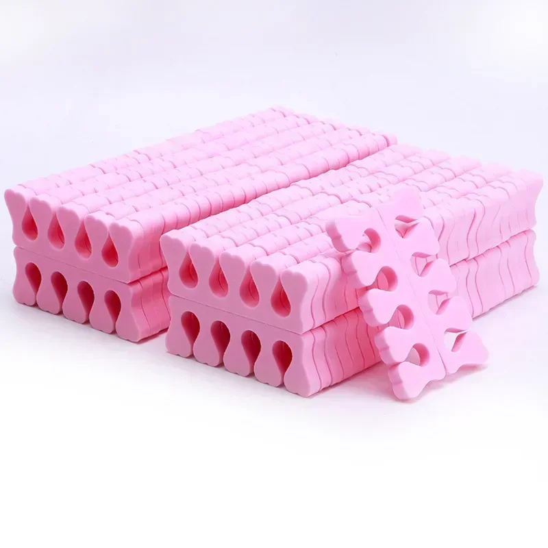 10-50PCS Sponge Nail Art Toe Separators Fingers Foots Sponge Soft UV Gel Polish Beauty Tools Manicure Pedicure Pack Nail Kits