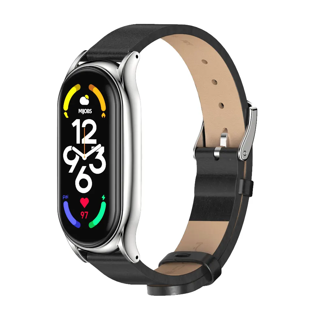 Elegant PU Leather Strap for Smart Bracelet Watchband Accessories