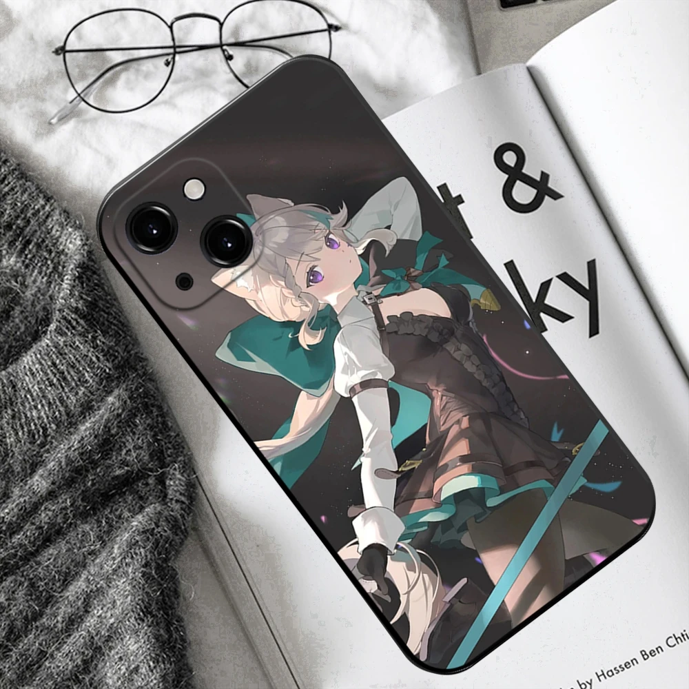 Lynette Fontaine Genshin Impact 4 Elegance in the Shadows Phone Case For iPhone 14 13 12 11 Pro Max Mini XS X XR SE3 2 7 8 Plus