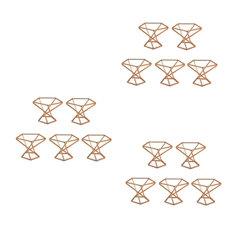 

Большая сделка, упаковка 15 подвесной держатель для растений, дисплей для освещения воздуха, контейнер для очистки воздуха, подставка для папоротника, розовое золото