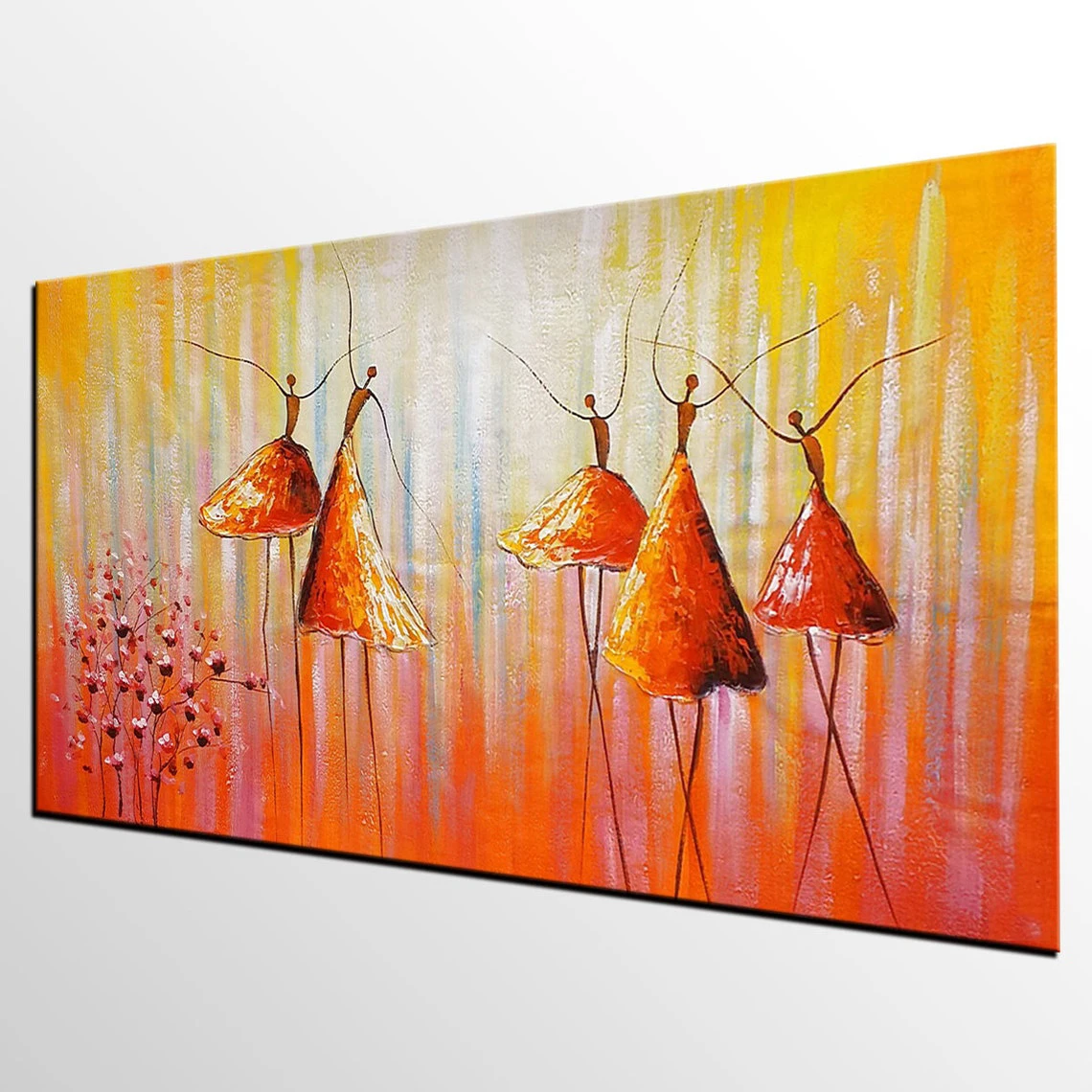Custom Large Painting Ballet Dancers Handmade Painting Abstract Big Oil Painting Acrylic Painting Canvas Bedroom Home Wall Art Custom Large Painting Ballet Dancers Handmade Painting Abstract Big Oil Painting Acrylic Painting Canvas Bedroom Home Wall Art