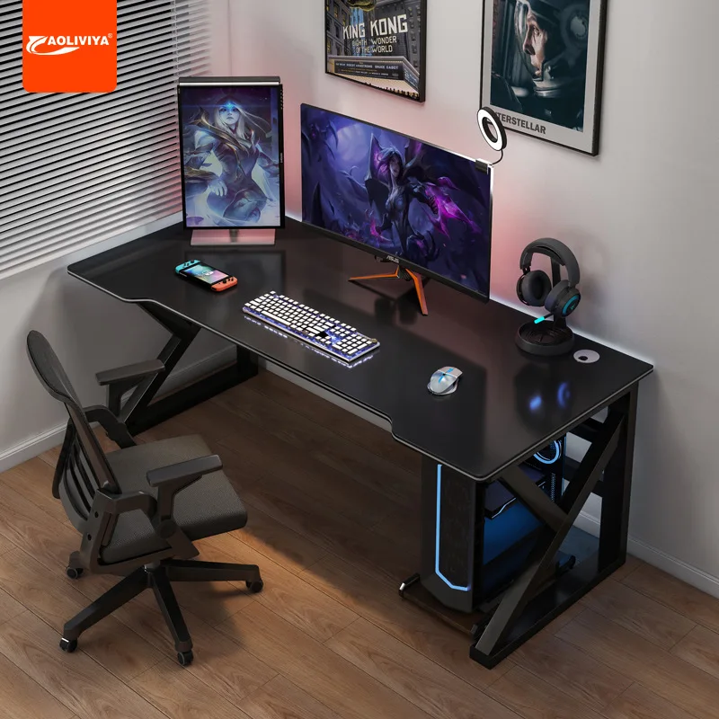 Aoliviya 컴퓨터 책상, 가정용 E-스포츠 테이블, 심플하고 모던한 침실 사무실 책상, 학생 필기 책상 