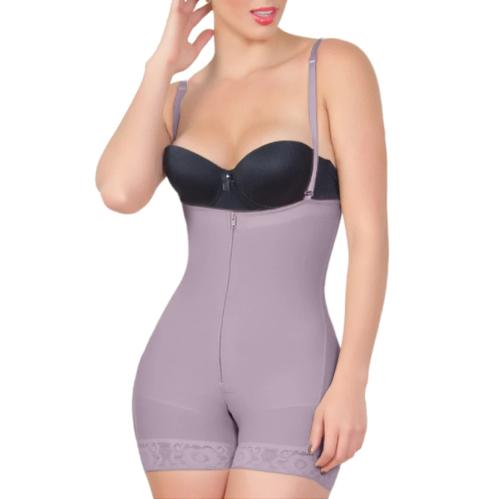 Fajas Sexy Lace Slimming Body Shaper Bodysuit Abdominal Control Waist Training Butt Lifter Flat Belly Shapewear
