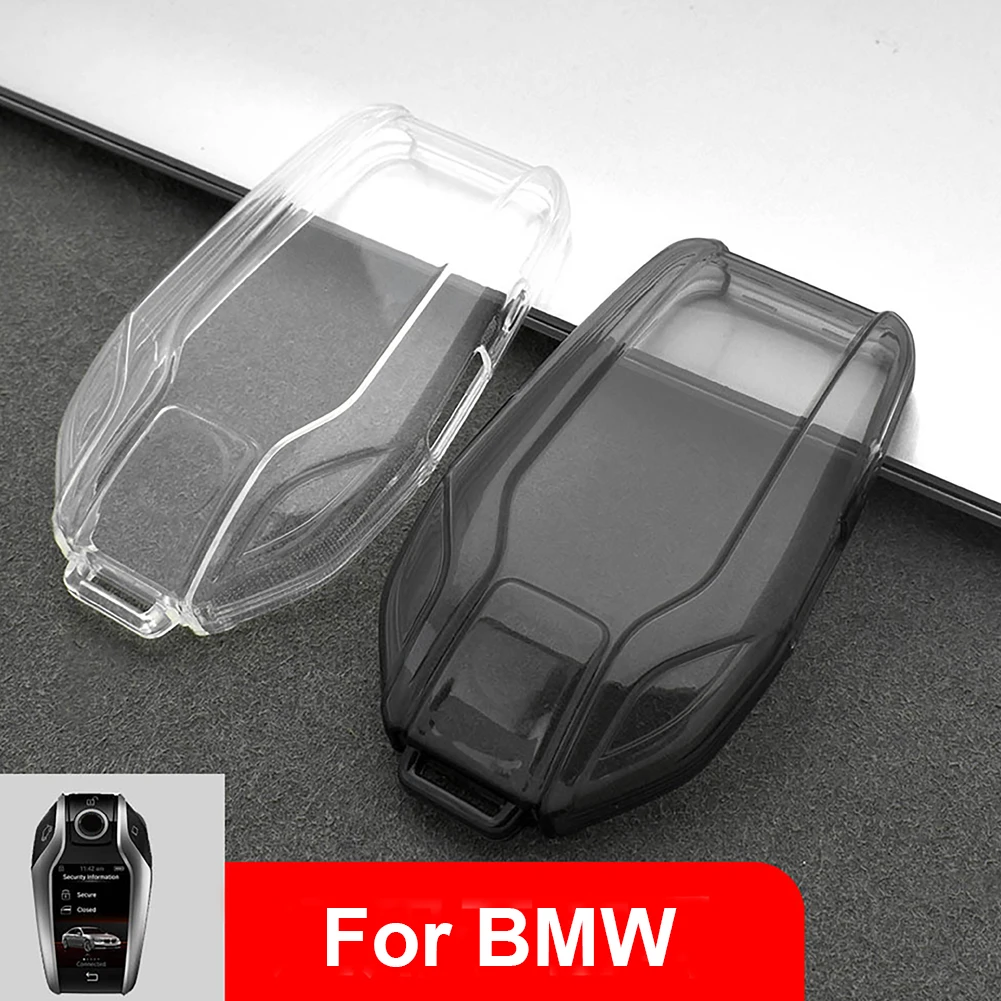 Transparent TPU Key Case with LED Display