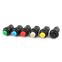 6pcs Self-Lock /Momentary Pushbutton Switches DS427 DS428 12mm OFF- ON Push Button Switch 3A /125VAC 1.5A/250VAC DS-427 DS-428 - Image 2
