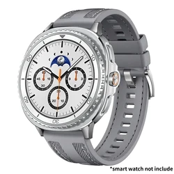 Sport Nylon and Silicone Replacement Strap - Watch 8 Classic 46mm (Grey)