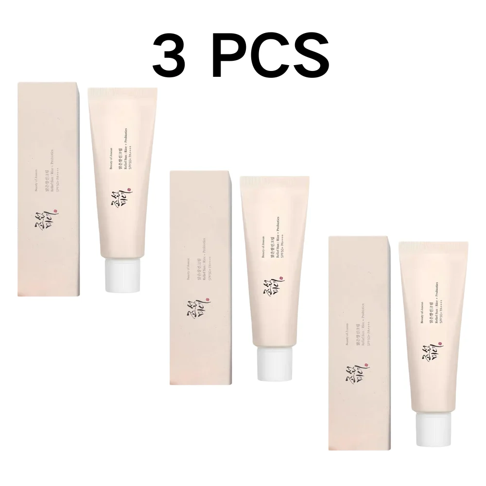 SPF50 + واقية من الشمس الكورية الأرز البروبيوتيك ا...