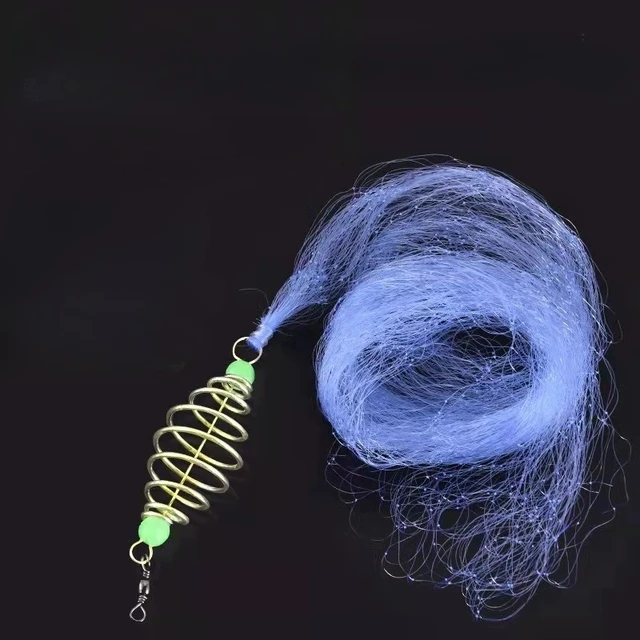 11 Size Fishing Net Trap Mesh Luminous Bead Netting Sea Fish Net Tackle Design Copper Shoal Cast Fishing Trap Fishing Tackle 4