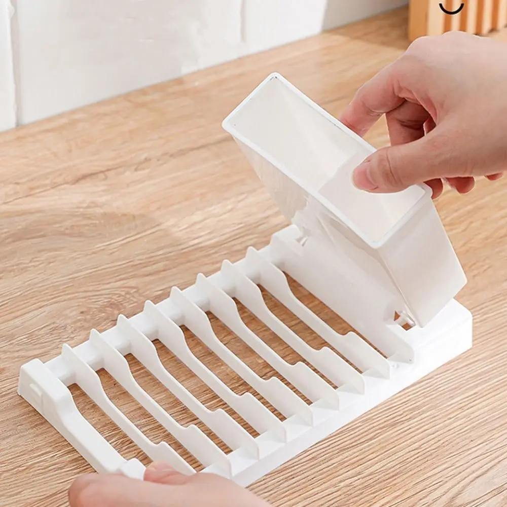 Plastic Foldable Dish Drying Rack 2 IN 1 Large Capacity Utensils Drainer Racks Space-Saving Tableware Storage Rack